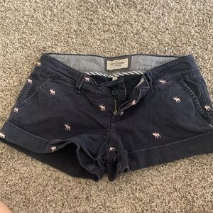 Navy blue Abercrombie shorts